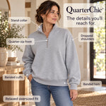 50% OFF TODAY | QuarterChic™ - Quarter Zip Sweatshirt
