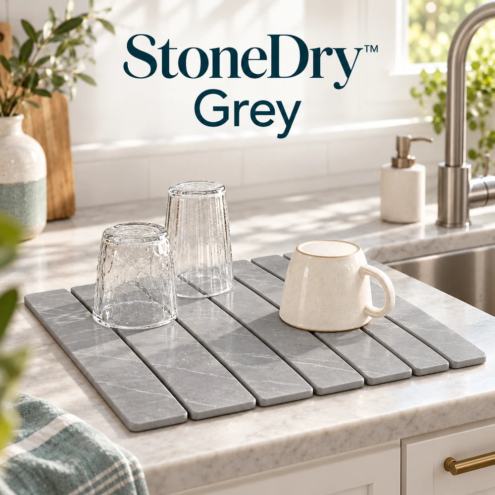 50% OFF TODAY | StoneDry™ - Stone Dish Drying Mat
