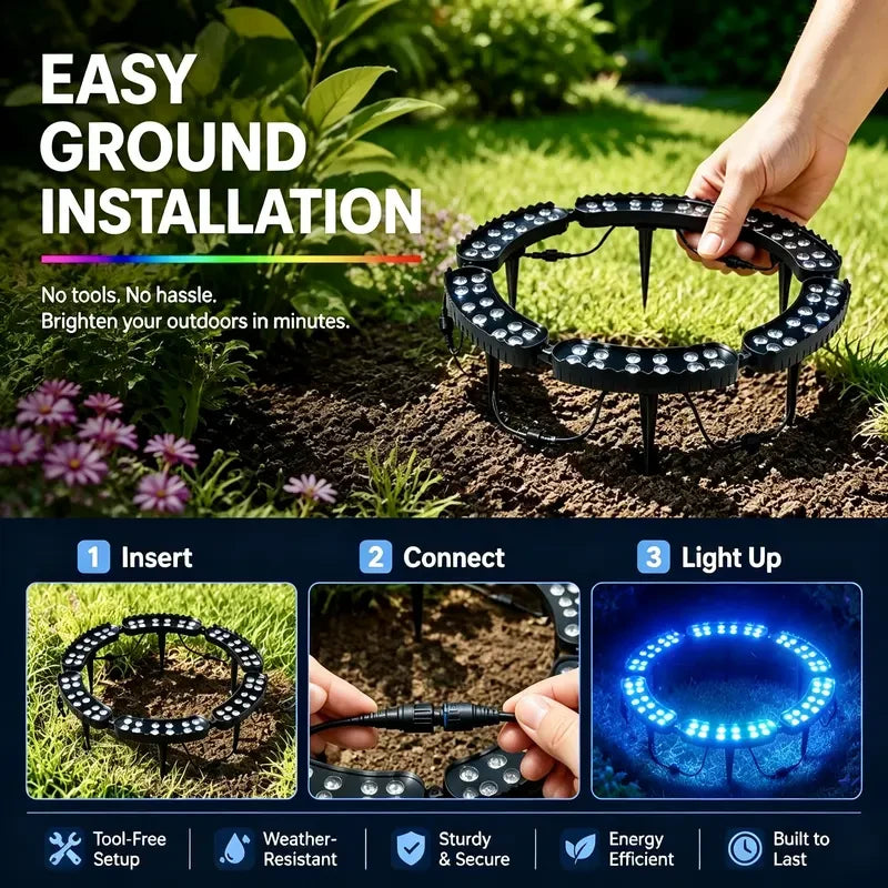 50% OFF TODAY | TrunkGlow™ - Round LED Tree Light