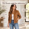 50% OFF TODAY | SuedeEase™ - Women's Suede Jacket
