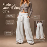 50% OFF TODAY | FoldEase™ - Wide Leg Sweatpants