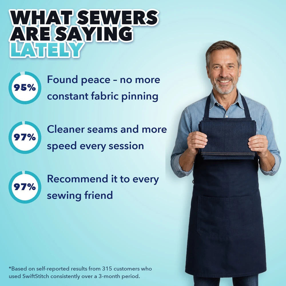 50% OFF TODAY | SwiftStitch™ - Sew perfectly straight seams! Quick & Easy!