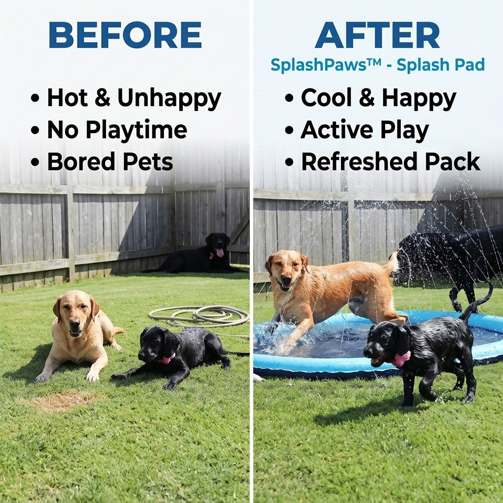 50% OFF TODAY | SplashPaws™ - Splash Pad