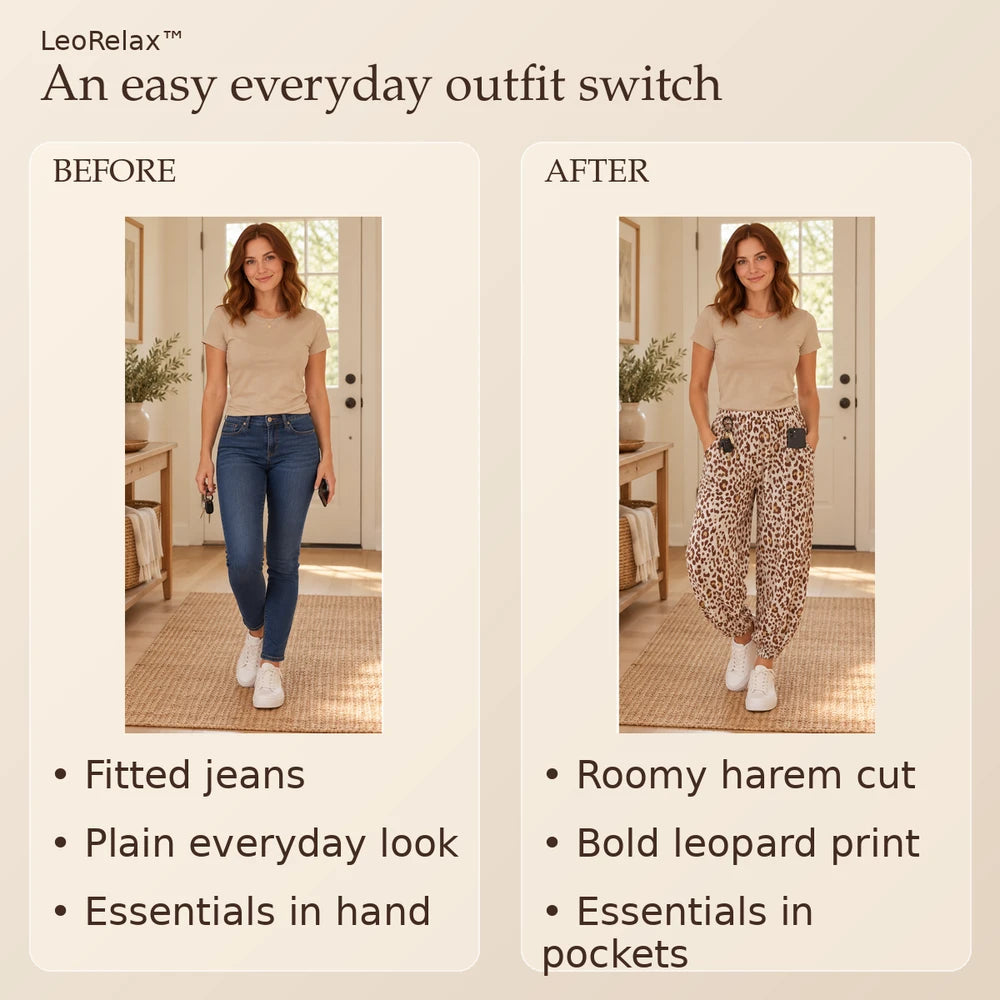 50% OFF TODAY | LeoRelax™ - Leopard Harem Pants