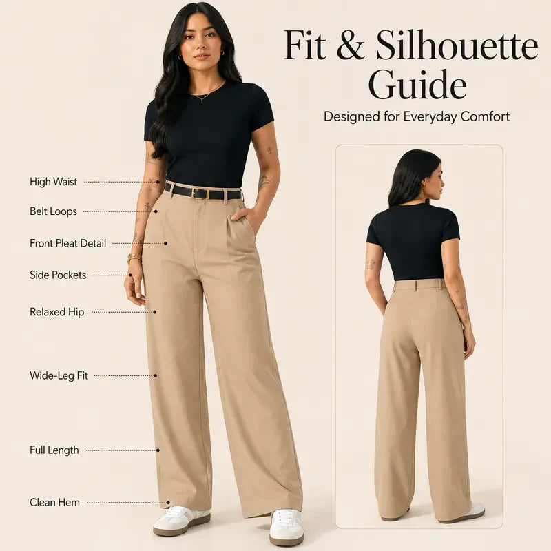 50% OFF TODAY | DrapeEase™ - Business Casual Drape Trousers