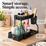 50% OFF TODAY | SinkGlide™ - 2-Tier Under-Sink Rack