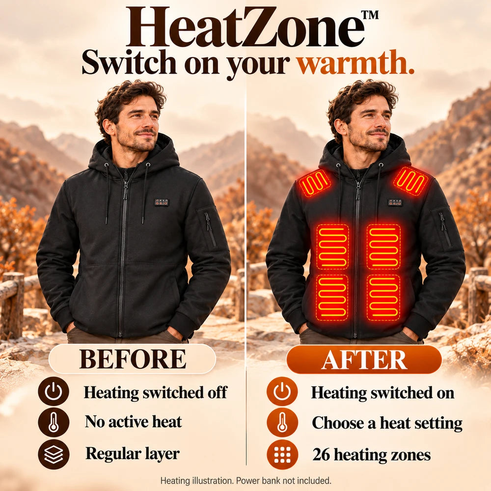 50% OFF TODAY | HeatZone™ - Heated Hoodie