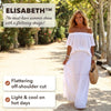 50% OFF TODAY | Elisabeth™ - Casual off-the-shoulder solid beach maxi dress