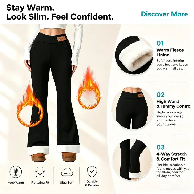 1+1 FREE TODAY | WarmFlare™ - Fleece-Lined Flared Pants