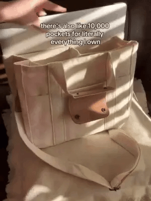 50% OFF TODAY  UrbanTote™ - Multi-pocket canvas tote bag
