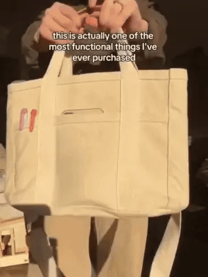 50% OFF TODAY  UrbanTote™ - Multi-pocket canvas tote bag