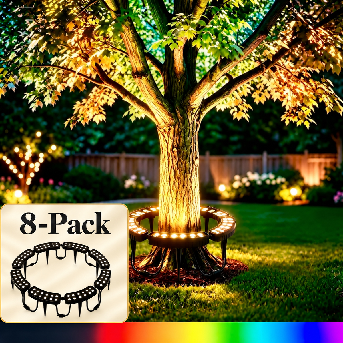 50% OFF TODAY | TrunkGlow™ - Round LED Tree Light