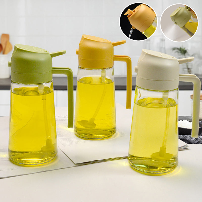 50% OFF TODAY | Splash&Drizzle™ | 2-in-1 Oil Spray Bottle and Glass Dispenser