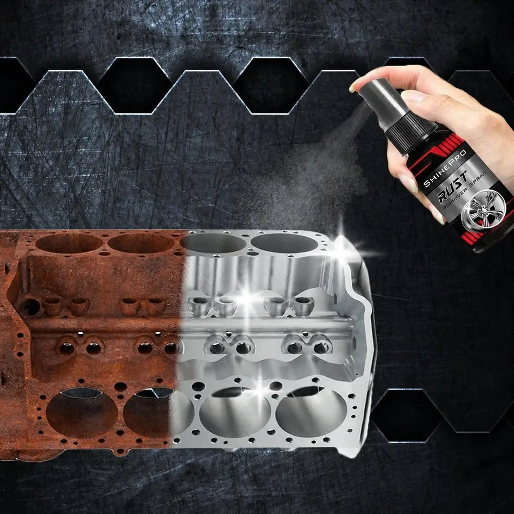 CorrodeWizard™ - Spraying an engine block - Nestilia