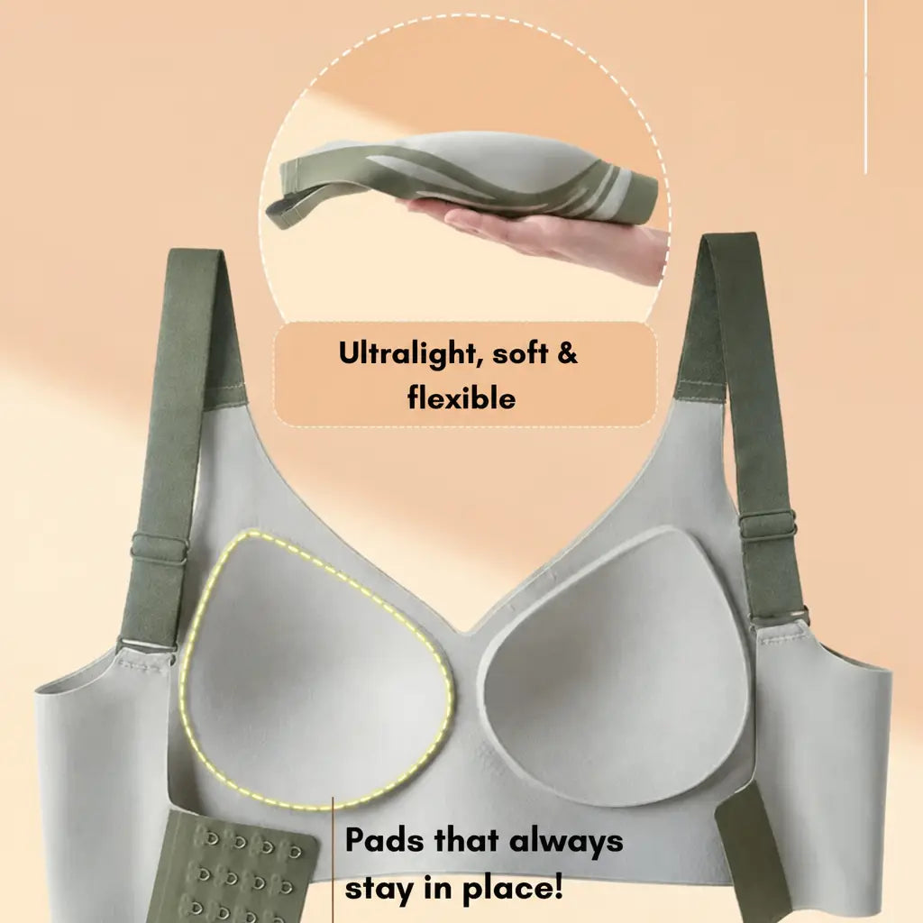 SculptBra™ Ultralight Soft Flexible, Pads Stay in Place | Nestilia