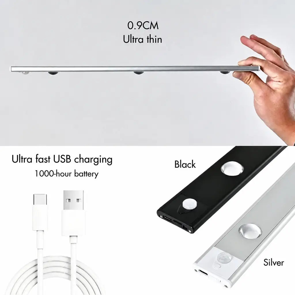 MotionSync™ ultra thin USB charging