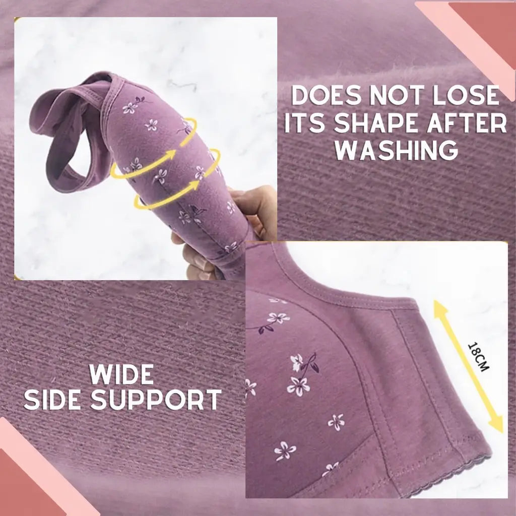 Does not lose shape after washing wide side support