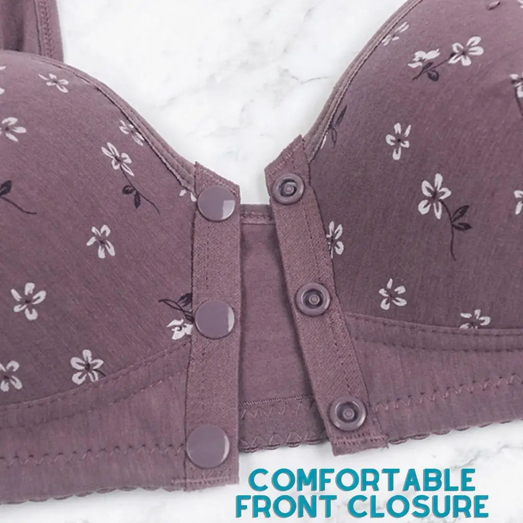 Comfortable front closure