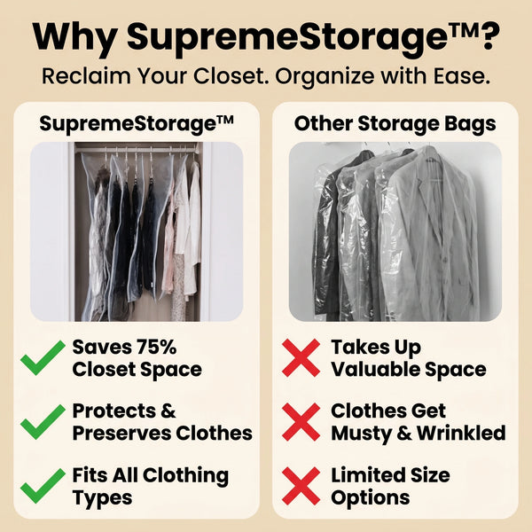 3 + 2 FREE TODAY  SupremeStorage™ - Maximize space effortlessly!
