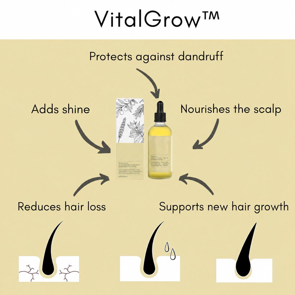 50% OFF TODAY | VitalGrow™ - Your natural oil treatment for hair growth