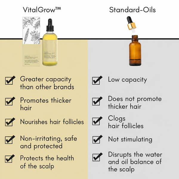 50% OFF TODAY  VitalGrow™ - Your natural oil treatment for hair growth