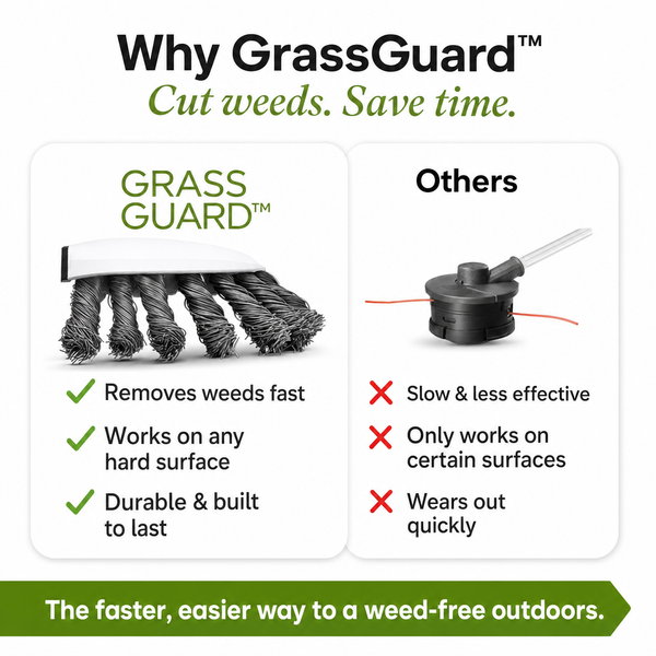 50% OFF TODAY  GrassGuard™ - Trim weeds & grass in no time!