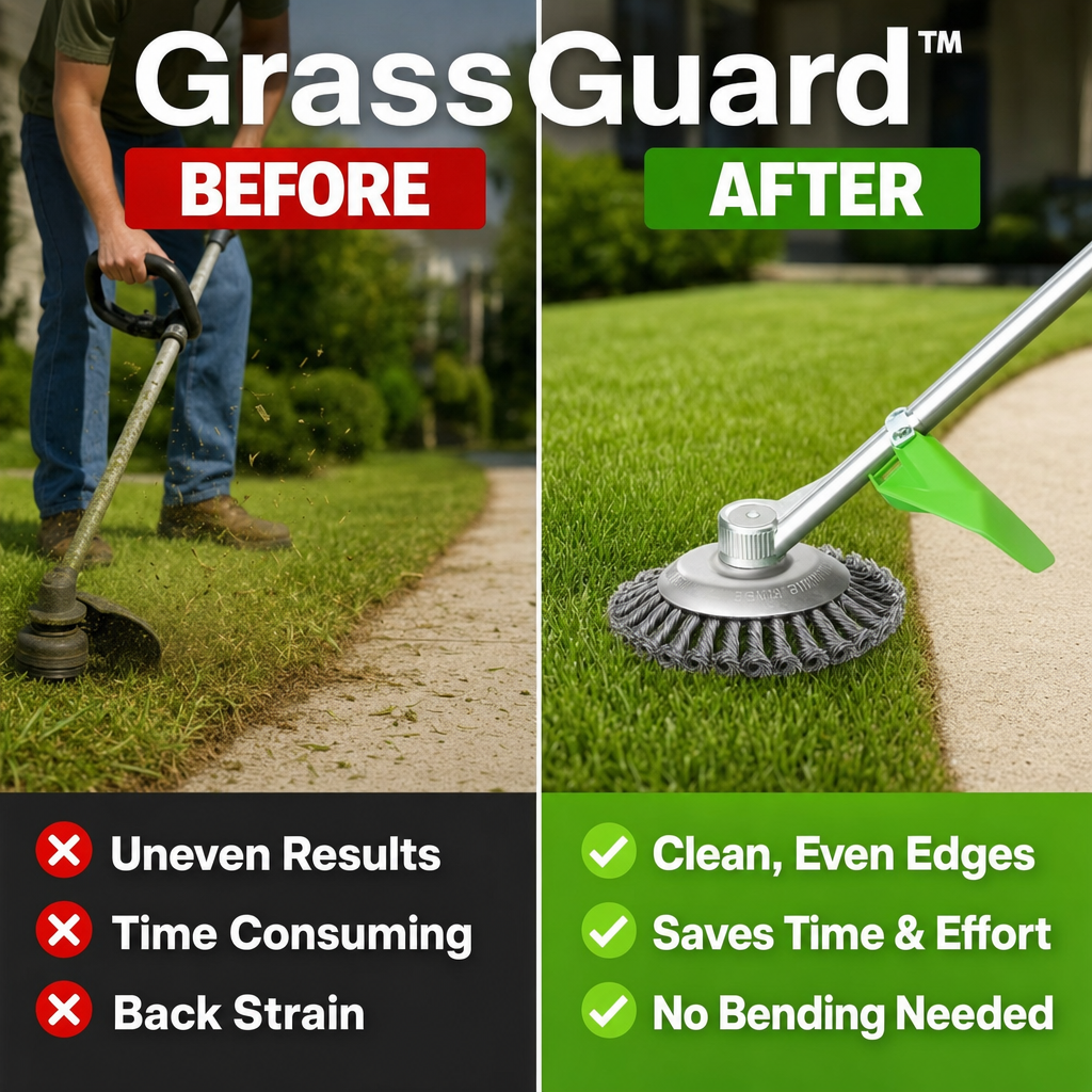 50% OFF TODAY | GrassGuard™ - Trim weeds & grass in no time!