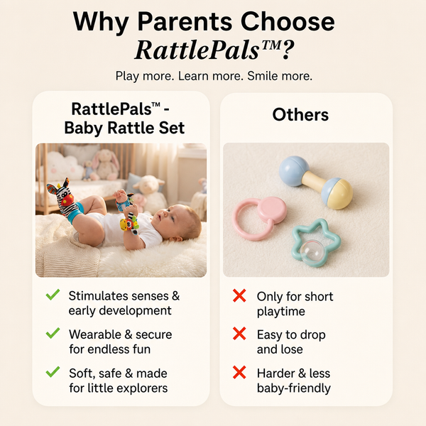 50% OFF TODAY  RattlePals™ - Baby Rattle Set