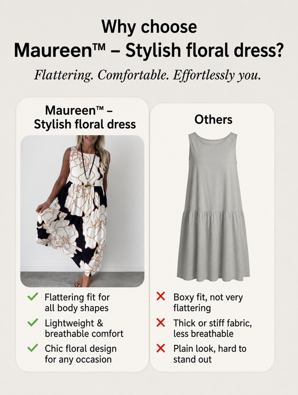 60% OFF TODAY  Maureen™ - Stylish floral dress