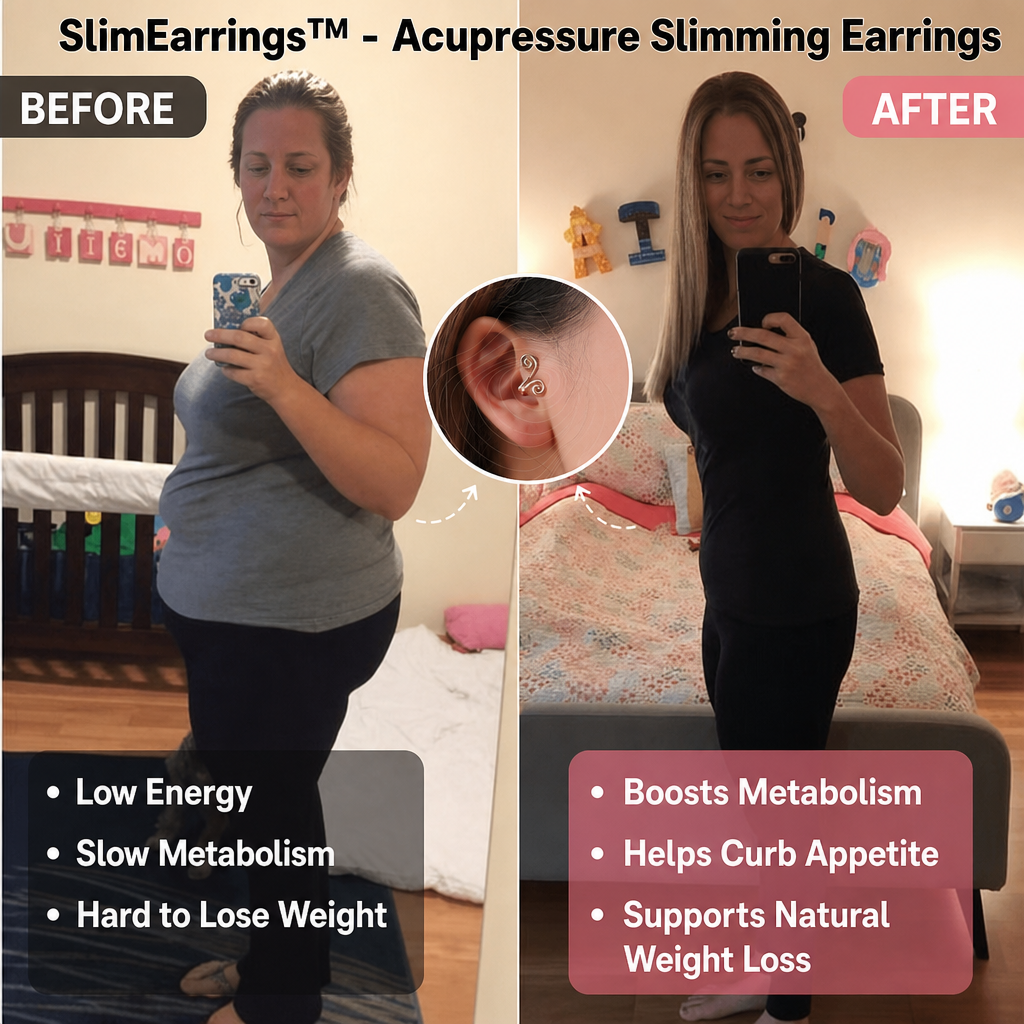 50% OFF TODAY | SlimEarrings™ - Acupressure Slimming Earrings