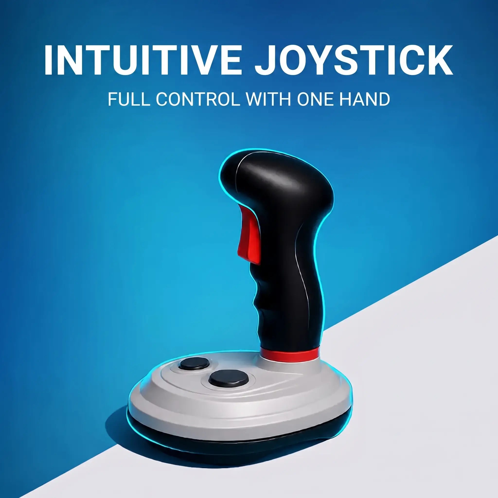Intuitive joystick - full control with one hand