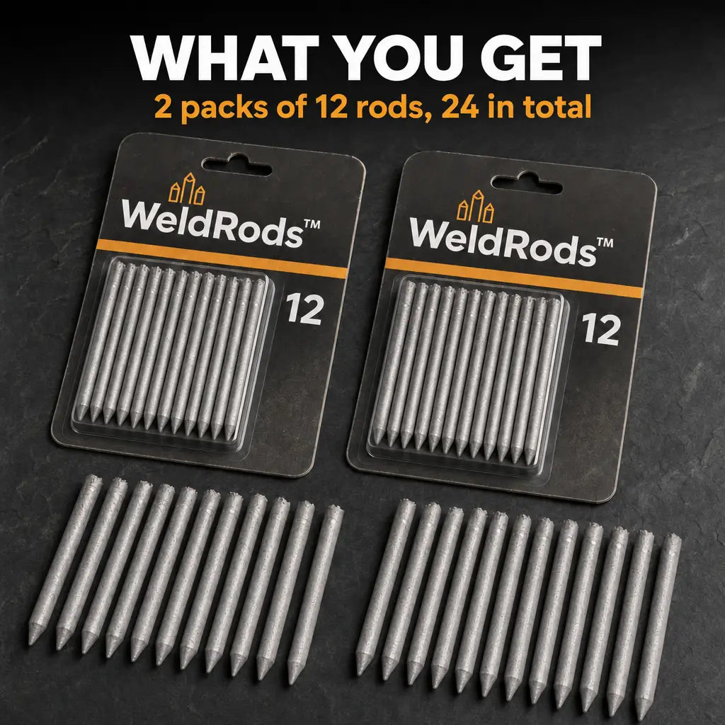 What you get: 2 packs of 12 rods, 24 in total