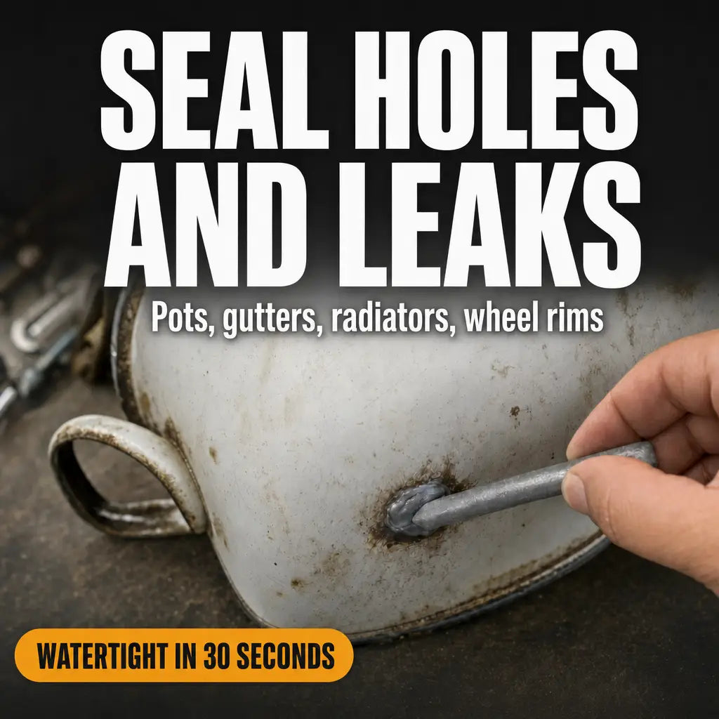 Seal holes and leaks in 30 seconds