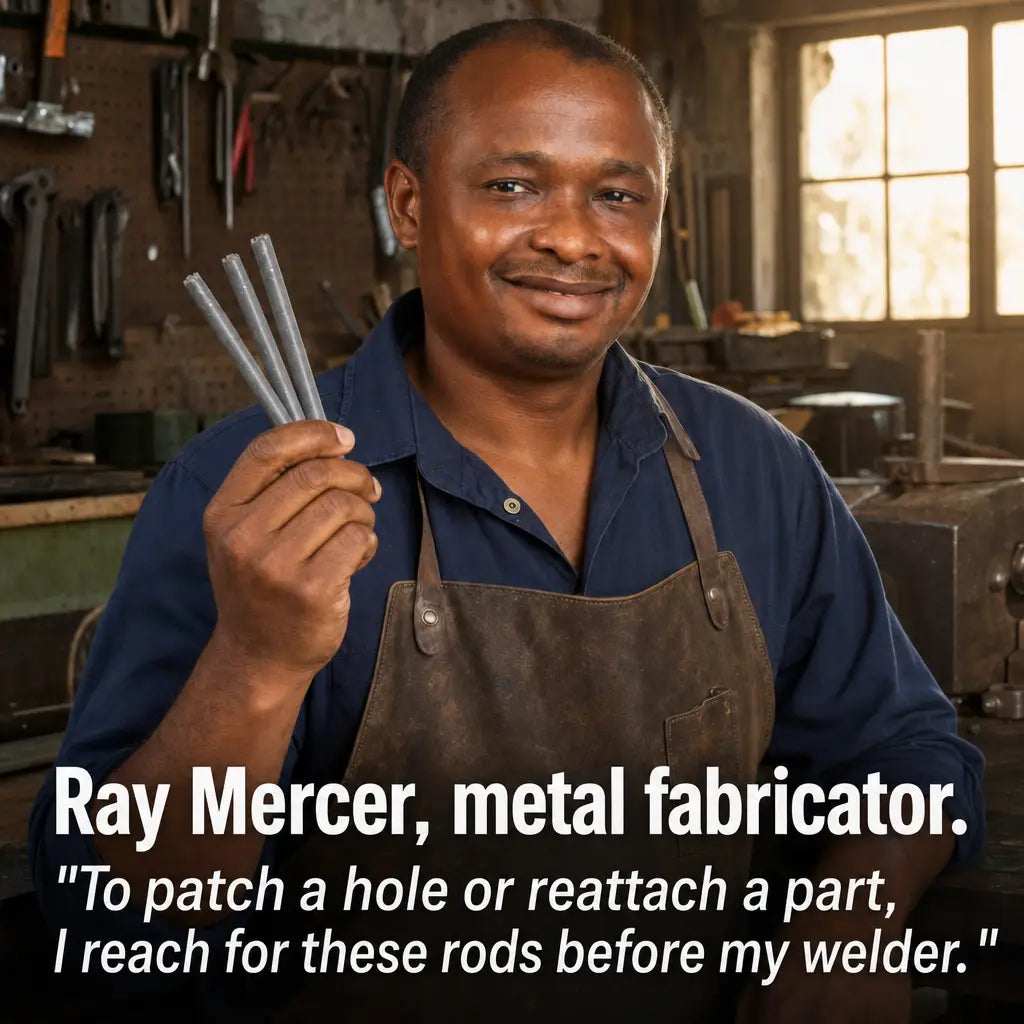 Ray Mercer, metal fabricator, recommends WeldRods