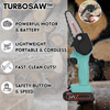 TurboSaw™ — cordless electric mini chainsaw
