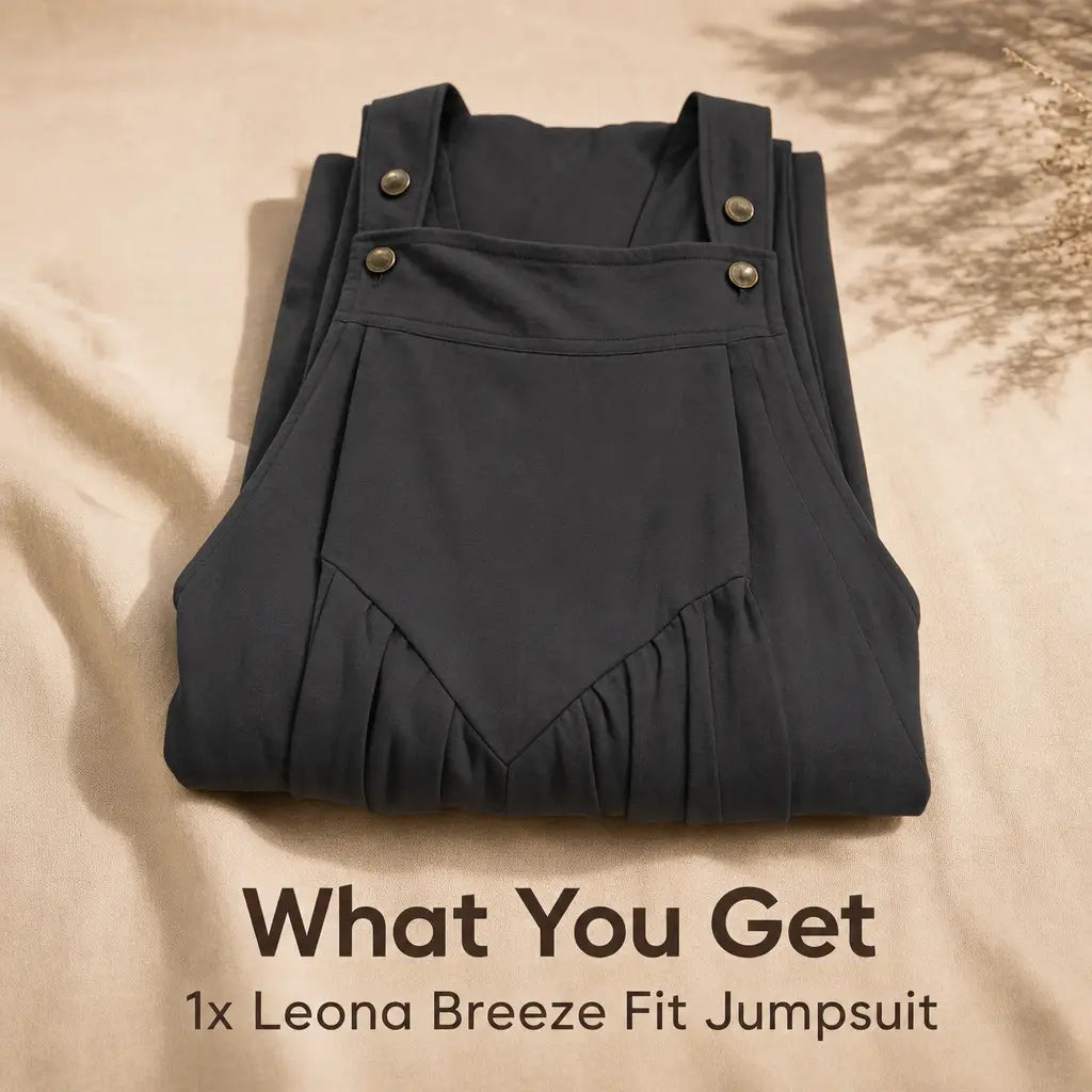 What you get: 1x Leona Breeze Fit jumpsuit