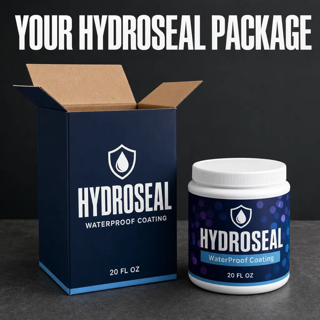 Branded HydroSeal carton and 20 fl oz tub