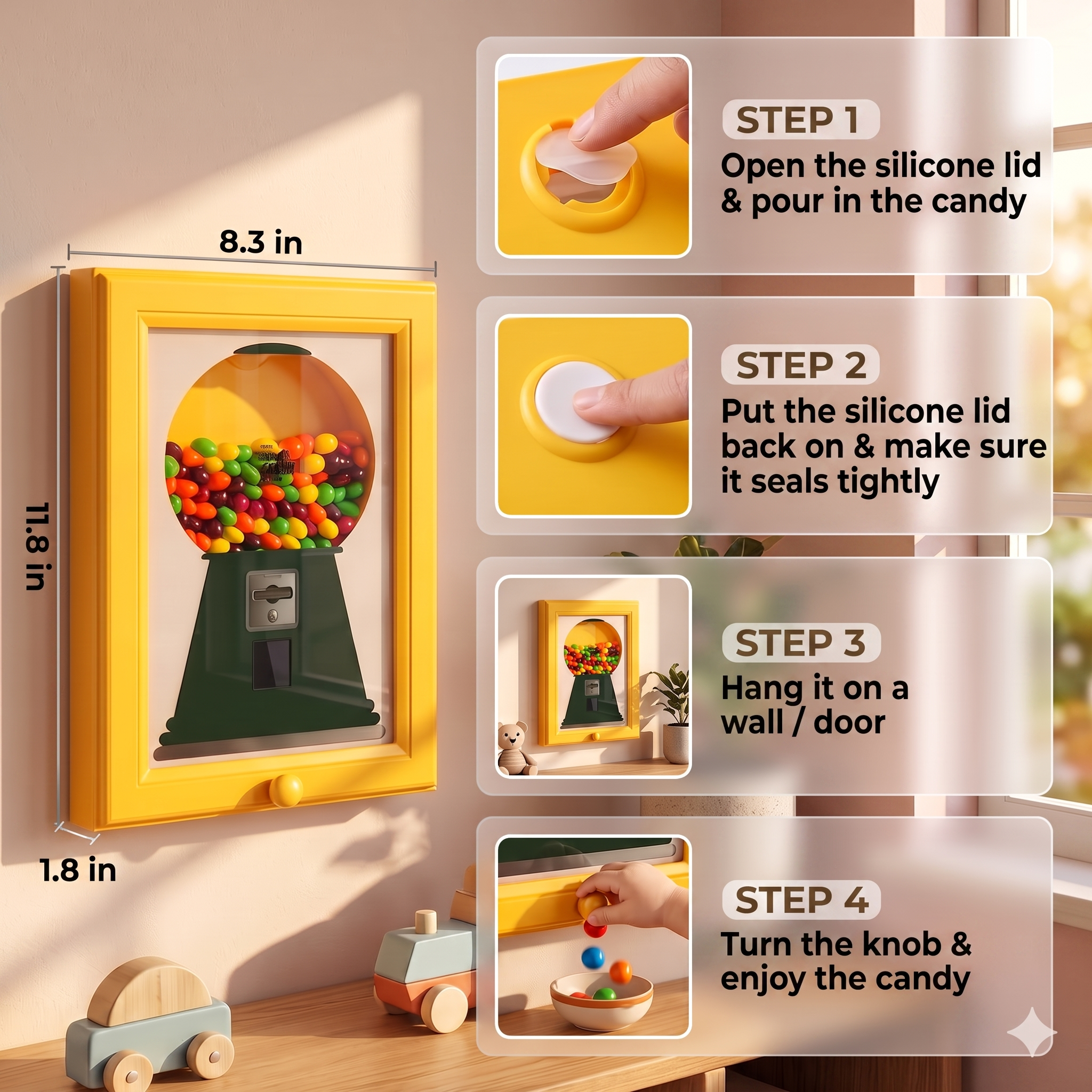 50% OFF TODAY | SweetPeek™ - Hanging Candy Machine