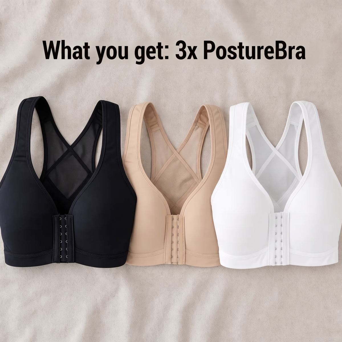 What you get: 3x PostureBra