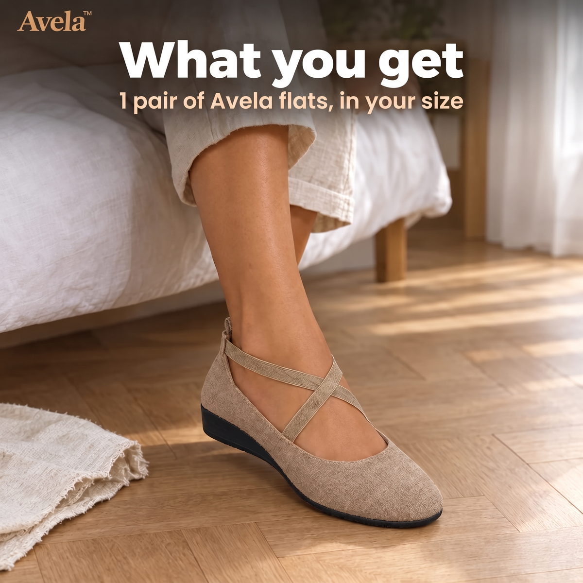 What you get: 1 pair of Avela™ flats in your size
