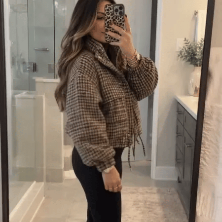50% OFF TODAY | PlaidCrop™ - Retro Short Coat