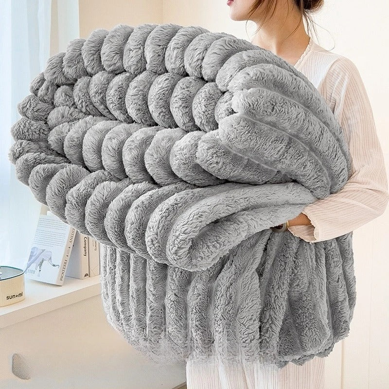 50% OFF TODAY | FluffyWrap™ | Cozy Bed Cover Plush Blanket