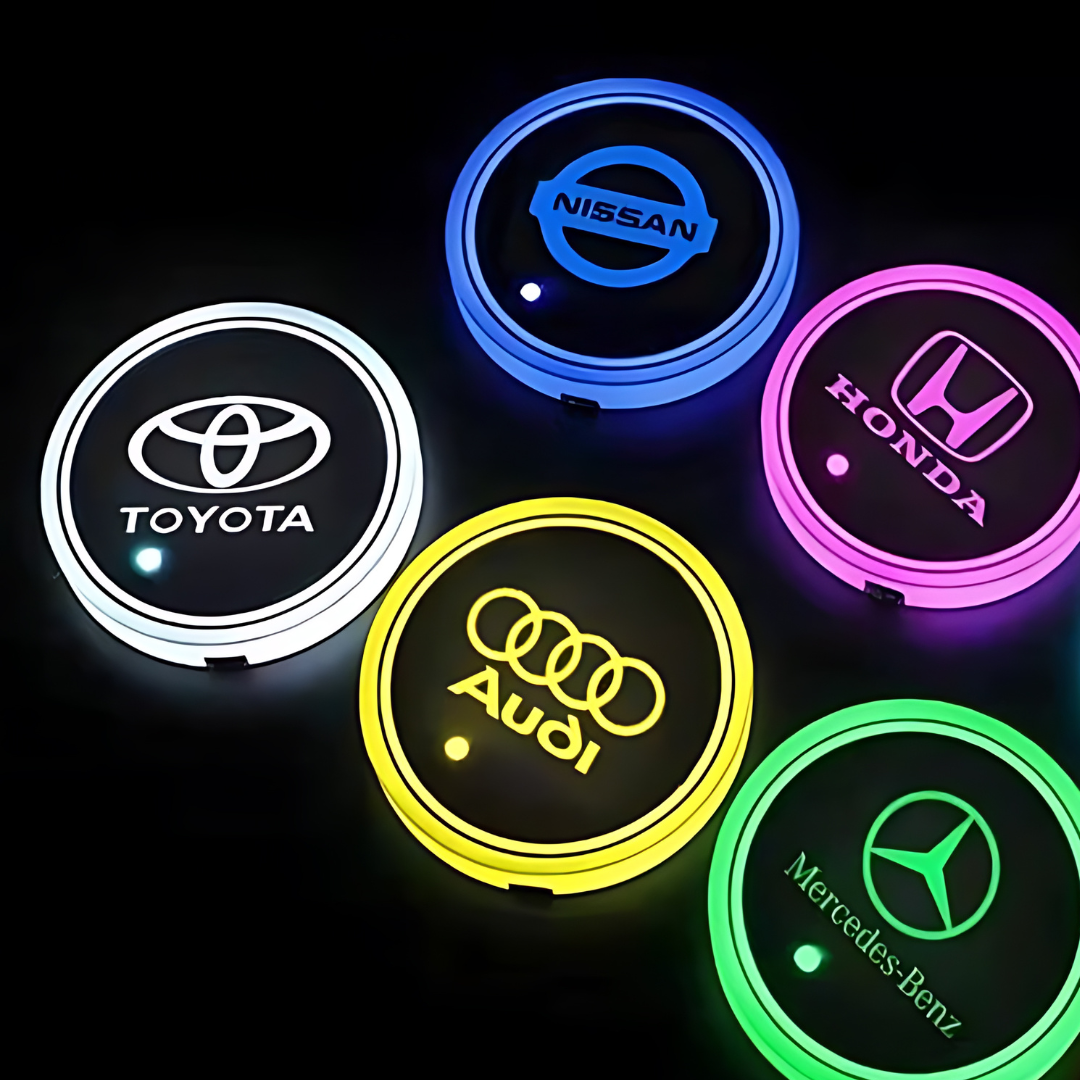 1+1 FREE TODAY | LumiCoasters™ - Light-up car cup holders