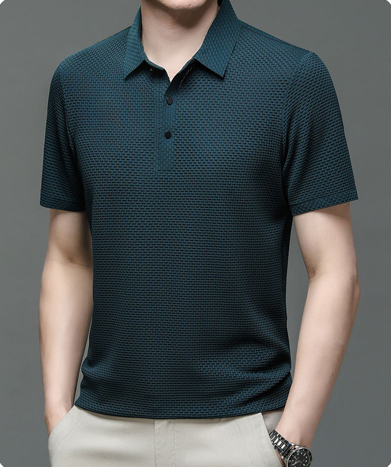 50% OFF TODAY | Orion™ - Premium Ice Silk Polo Shirt for Men