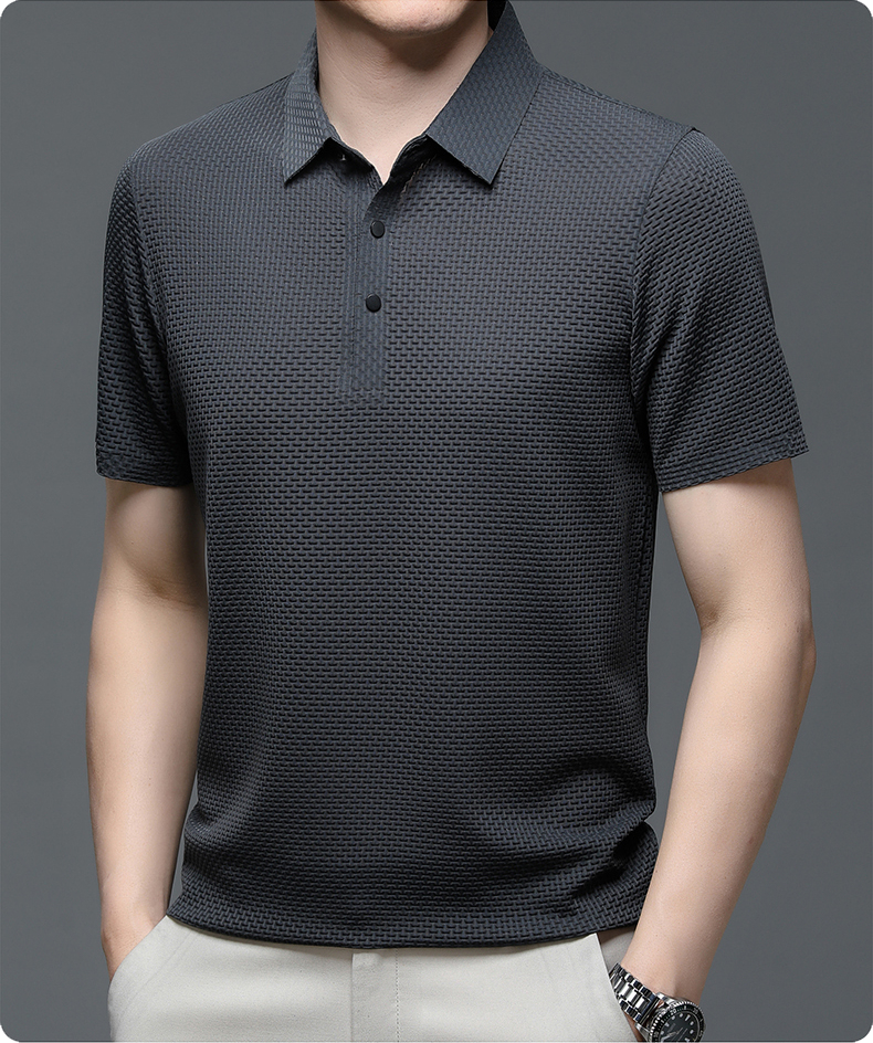 50% OFF TODAY | Orion™ - Premium Ice Silk Polo Shirt for Men