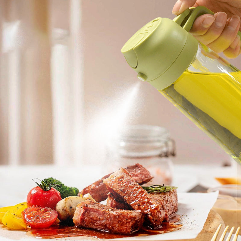 50% OFF TODAY | Splash&Drizzle™ - 2 in 1 Oil Spray Bottle and Glass Dispenser