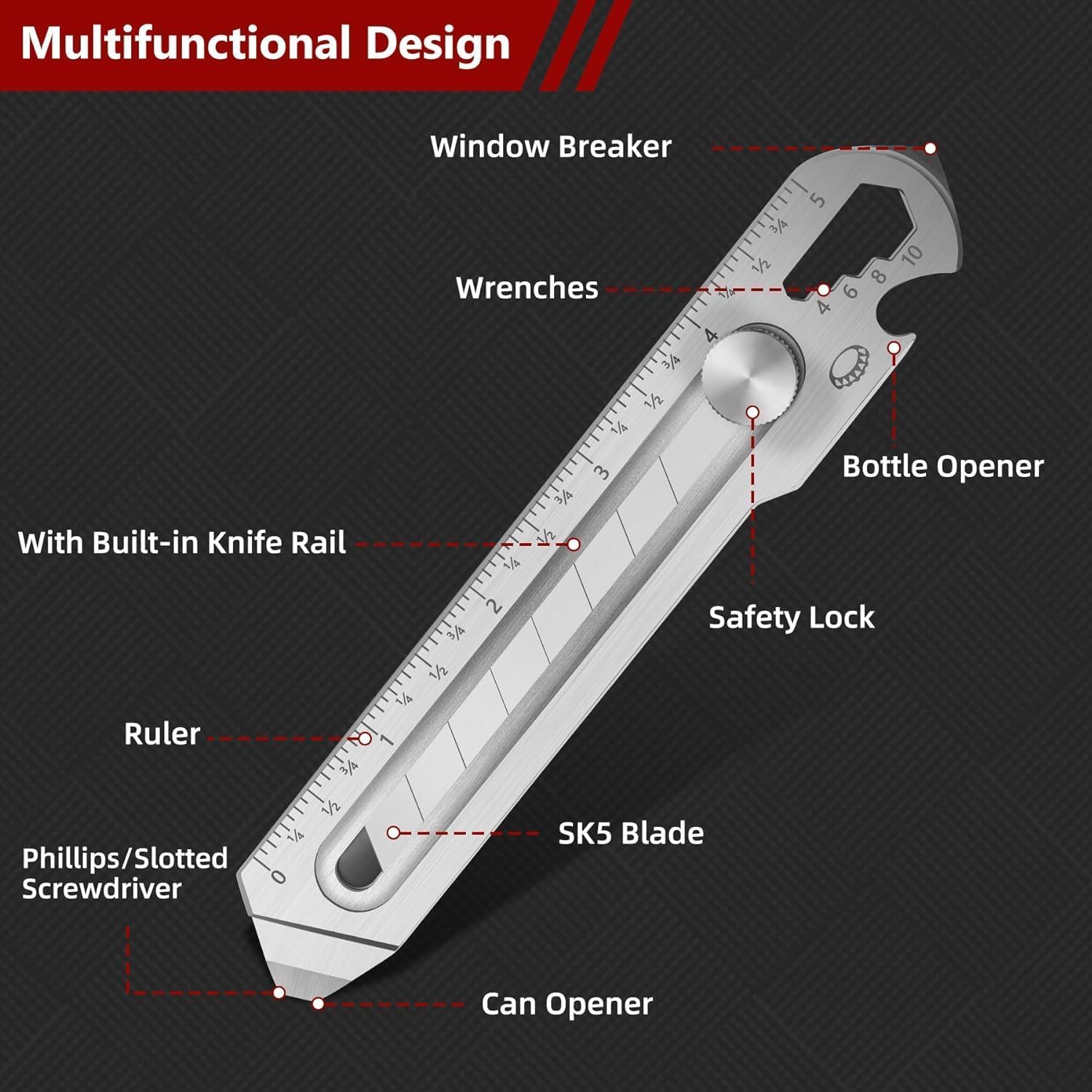 1 + 1 FREE TODAY | ToolTitan™ - All-in-one pocket knife for every task!