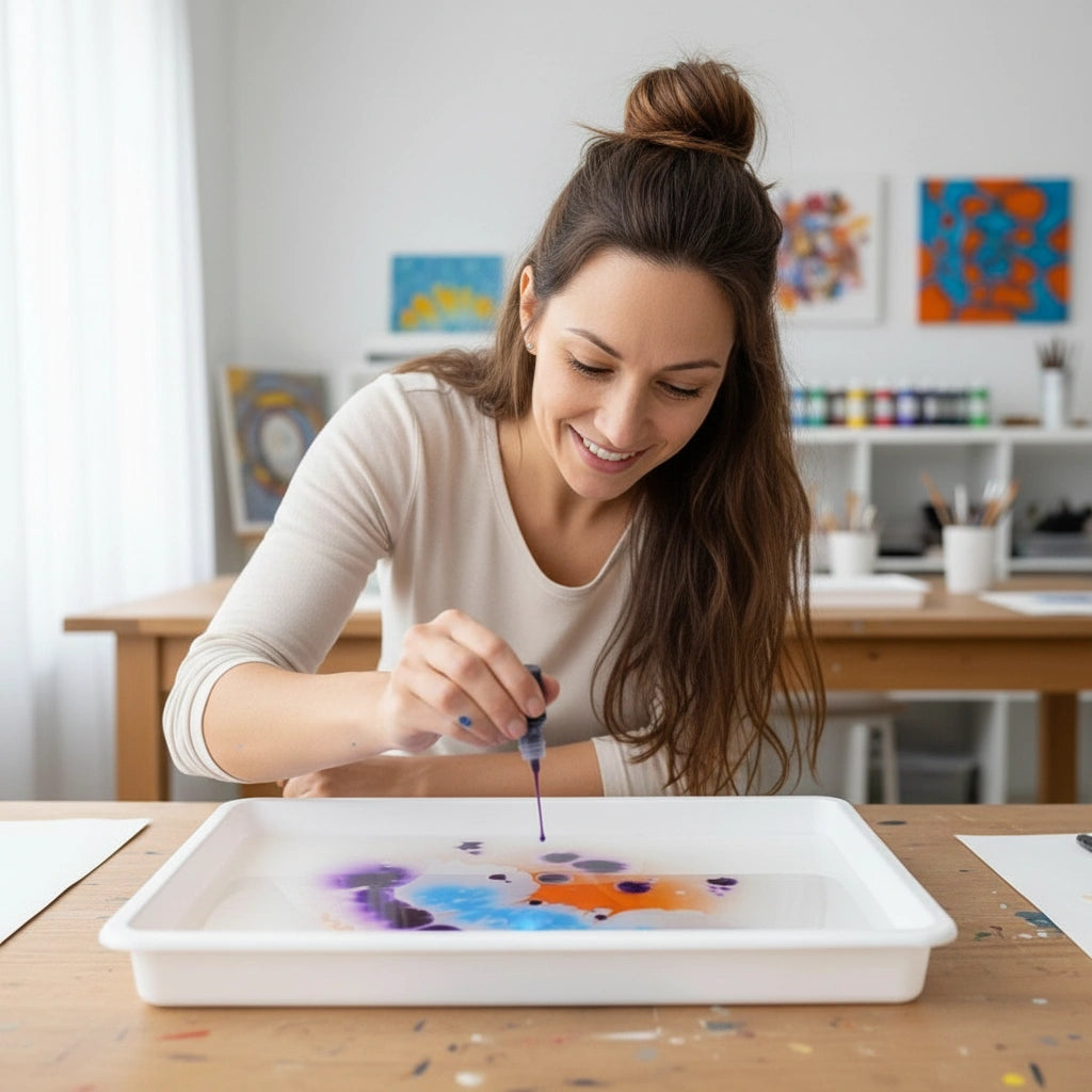 50% OFF TODAY | ColoraFlow™ - Marbling Paint Kit