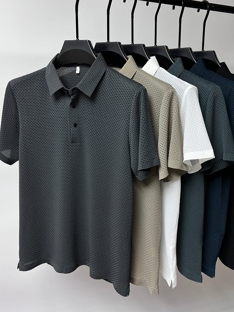 50% OFF TODAY | Orion™ - Premium Ice Silk Polo Shirt for Men