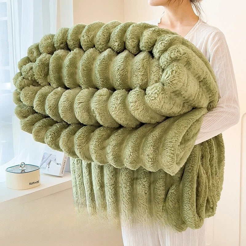 50% OFF TODAY | FluffyWrap™ | Cozy Bed Cover Plush Blanket